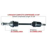TRAKMOTIVE COMPLETE AXLE (HON - 7030) - Driven Powersports Inc.844084084781HON - 7030