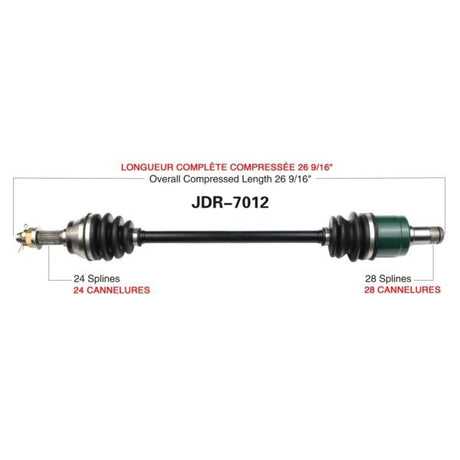 TRAKMOTIVE COMPLETE AXLE (JDR - 7012) - Driven Powersports Inc.844084084002JDR - 7012