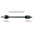 TRAKMOTIVE COMPLETE AXLE (ARC - 7018) - Driven Powersports Inc.844084078131ARC - 7018