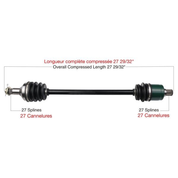 TRAKMOTIVE COMPLETE AXLE (ARC - 7018) - Driven Powersports Inc.844084078131ARC - 7018