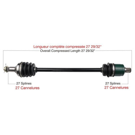 TRAKMOTIVE COMPLETE AXLE (ARC - 7018) - Driven Powersports Inc.844084078131ARC - 7018