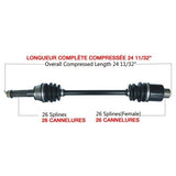 TRAKMOTIVE COMPLETE AXLE (POL - 7055) - Driven Powersports Inc.844084085108POL - 7055