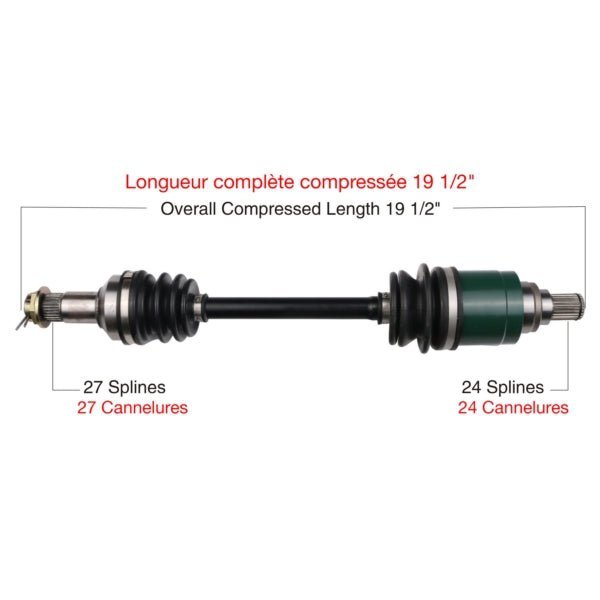 TRAKMOTIVE COMPLETE AXLE (ARC - 7020) - Driven Powersports Inc.844084078124ARC - 7020