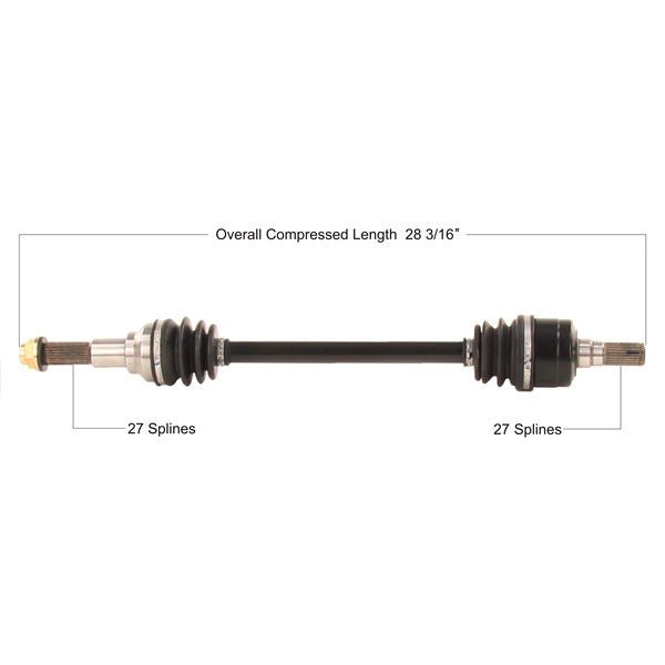 TRAKMOTIVE COMPLETE AXLE (YAM - 7038) - Driven Powersports Inc.844084089816YAM - 7038