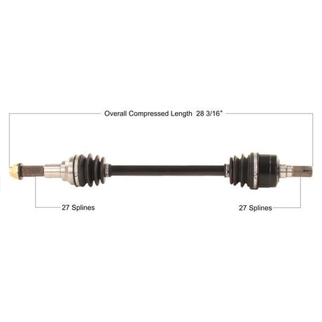 TRAKMOTIVE COMPLETE AXLE (YAM - 7038) - Driven Powersports Inc.844084089816YAM - 7038