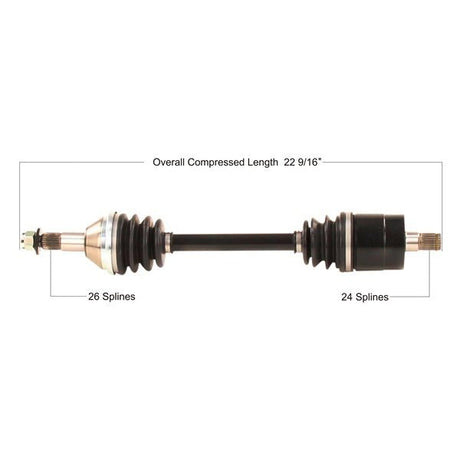 TRAKMOTIVE COMPLETE AXLE (CAN - 7091) - Driven Powersports Inc.840140502886CAN - 7091
