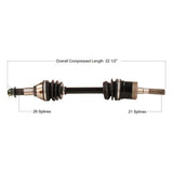 TRAKMOTIVE COMPLETE AXLE (CAN - 7090) - Driven Powersports Inc.840140502947CAN - 7090
