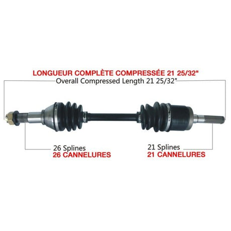 TRAKMOTIVE COMPLETE AXLE (CAN - 7021) - Driven Powersports Inc.844084084910CAN - 7021