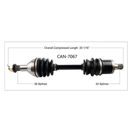Trakmotive Complete Axle - DRIVEN Canada's Powersports 844084027047CAN-7067