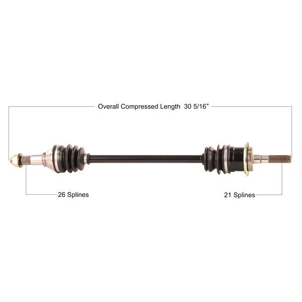 Trakmotive Complete Axle - DRIVEN Canada's Powersports 844084082633CAN-7073