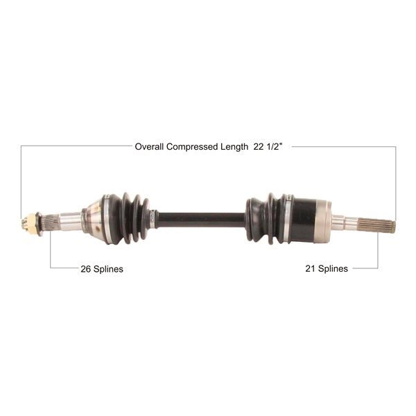 Trakmotive Complete Axle - DRIVEN Canada's Powersports 844084089915CAN-7075