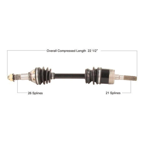 Trakmotive Complete Axle - DRIVEN Canada's Powersports 844084089915CAN-7075