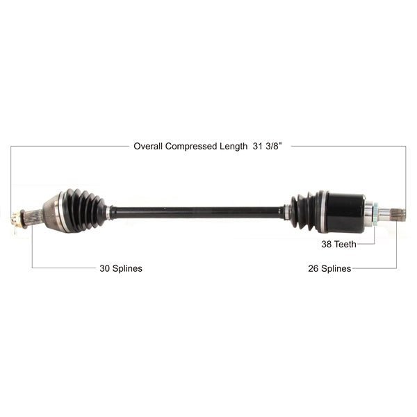 Trakmotive Complete Axle - DRIVEN Canada's Powersports 844084081278HON-7050