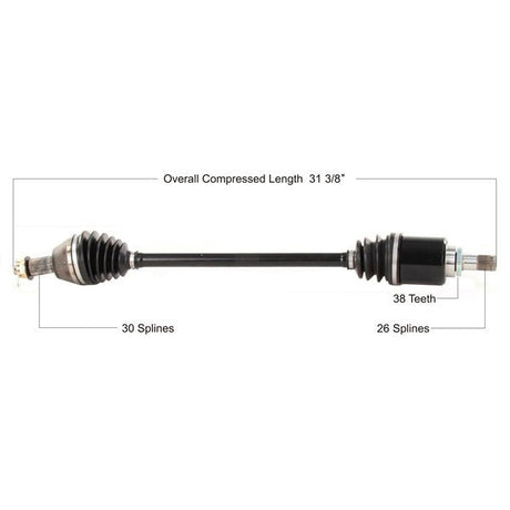 Trakmotive Complete Axle - DRIVEN Canada's Powersports 844084081278HON-7050