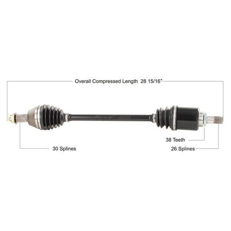 Trakmotive Complete Axle - DRIVEN Canada's Powersports 844084081308HON-7051