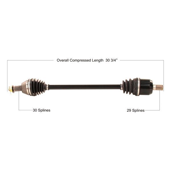 Trakmotive Complete Axle - DRIVEN Canada's Powersports 840140502947HON-7052