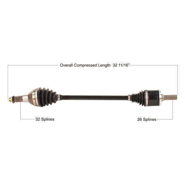 Trakmotive Complete Axle - DRIVEN Canada's Powersports 844084089892KAW-7022
