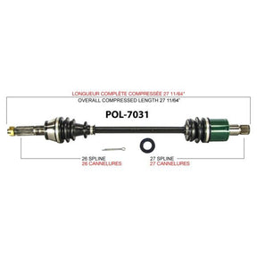 Trakmotive Complete Axle - DRIVEN Canada's Powersports 844084079046POL-7031