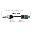 Trakmotive Complete Axle - DRIVEN Canada's Powersports 844084078414POL-7041