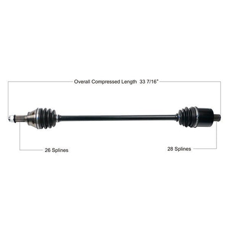 Trakmotive Complete Axle - DRIVEN Canada's Powersports 844084070418POL-7078