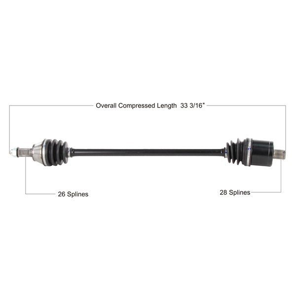 Trakmotive Complete Axle - DRIVEN Canada's Powersports 844084070432POL-7080