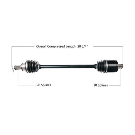 Trakmotive Complete Axle - DRIVEN Canada's Powersports 844084070401POL-7081