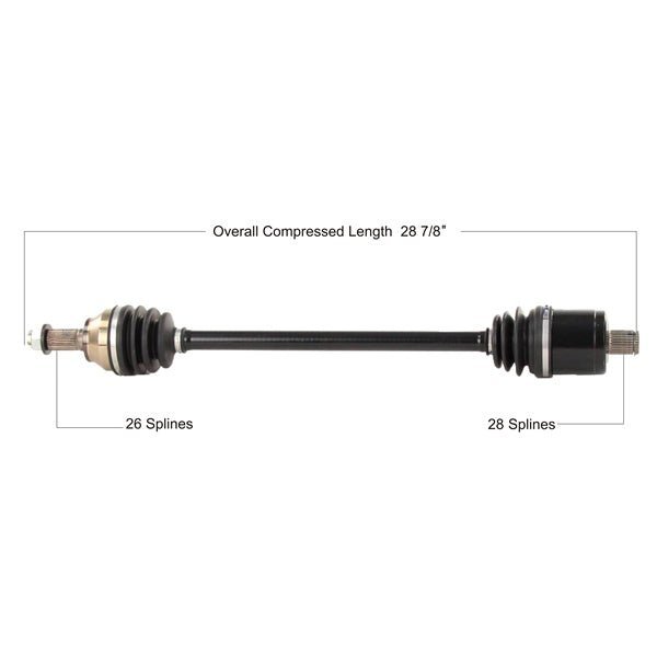Trakmotive Complete Axle - DRIVEN Canada's Powersports 844084081353POL-7082