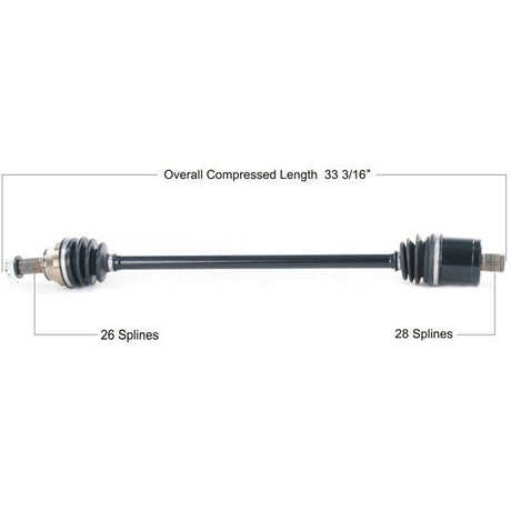 Trakmotive Complete Axle - DRIVEN Canada's Powersports 844084081322POL-7083