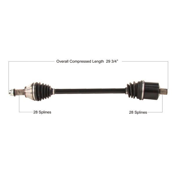 Trakmotive Complete Axle - DRIVEN Canada's Powersports 844084089885POL-7088