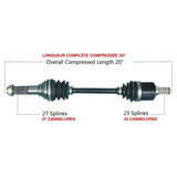 Trakmotive Complete Axle - DRIVEN Canada's Powersports 844084085153YAM-7033