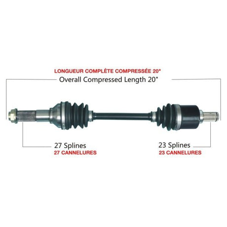 Trakmotive Complete Axle - DRIVEN Canada's Powersports 844084085153YAM-7033