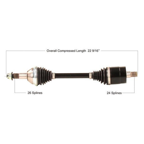 TRAKMOTIVE COMPLETE HD AXLE (CAN - 6091HD) - Driven Powersports Inc.840140503074CAN - 6091HD