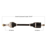TRAKMOTIVE COMPLETE HD AXLE (CAN - 6076HD) - Driven Powersports Inc.844084090102CAN - 6076HD