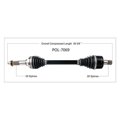 TRAKMOTIVE COMPLETE HD AXLE (KAW - 6018HD) - Driven Powersports Inc.844084027146KAW - 6018HD