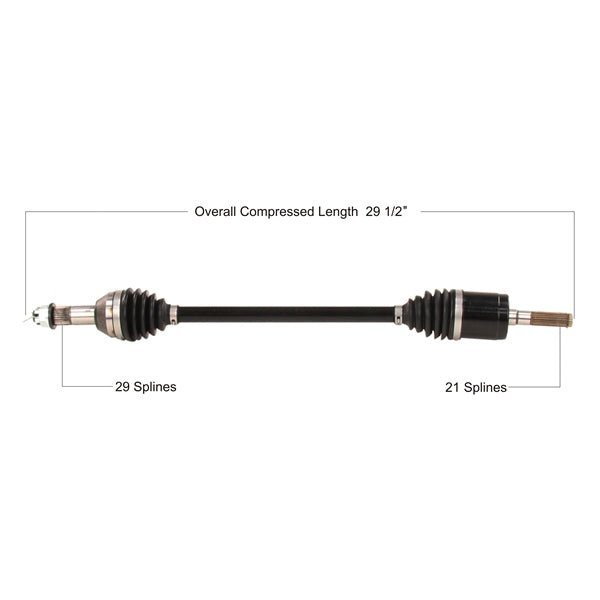 TRAKMOTIVE COMPLETE HD AXLE (CAN - 6082HD) - Driven Powersports Inc.840140502947CAN - 6082HD