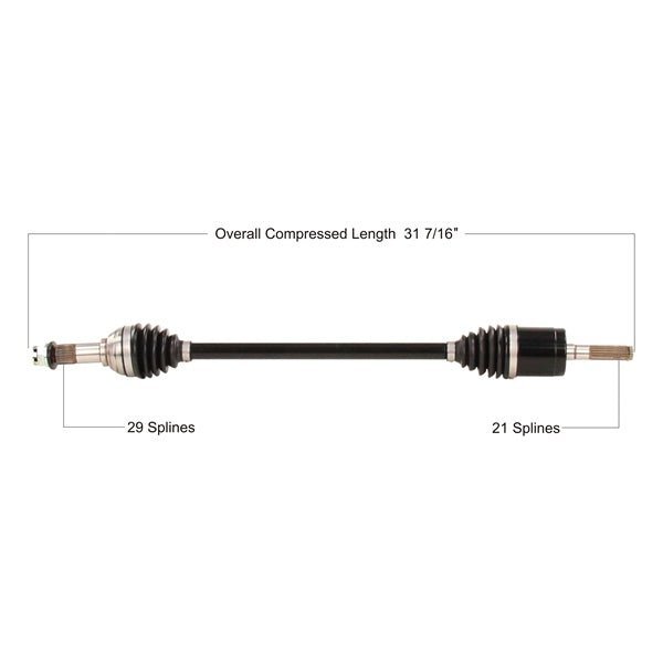 TRAKMOTIVE COMPLETE HD AXLE (CAN - 6080HD) - Driven Powersports Inc.840140502947CAN - 6080HD