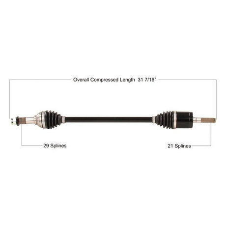 TRAKMOTIVE COMPLETE HD AXLE (CAN - 6080HD) - Driven Powersports Inc.840140502947CAN - 6080HD