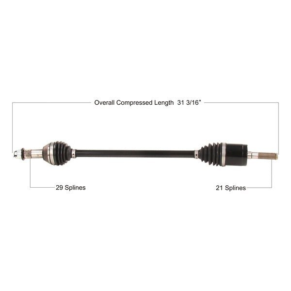TRAKMOTIVE COMPLETE HD AXLE (CAN - 6084HD) - Driven Powersports Inc.840140503005CAN - 6084HD