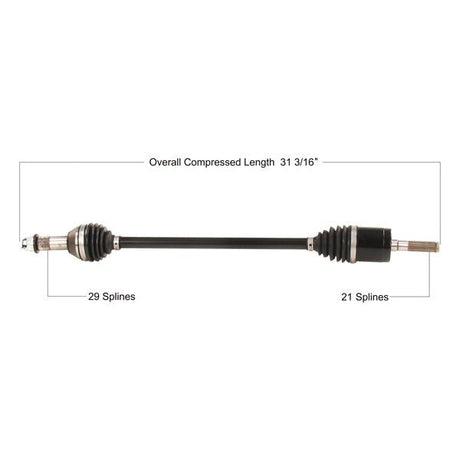 TRAKMOTIVE COMPLETE HD AXLE (CAN - 6084HD) - Driven Powersports Inc.840140503005CAN - 6084HD