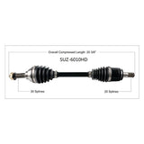 TRAKMOTIVE COMPLETE HD AXLE (SUZ - 6010HD) - Driven Powersports Inc.844084045904SUZ - 6010HD