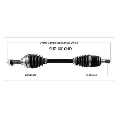 TRAKMOTIVE COMPLETE HD AXLE (SUZ - 6010HD) - Driven Powersports Inc.844084045904SUZ - 6010HD