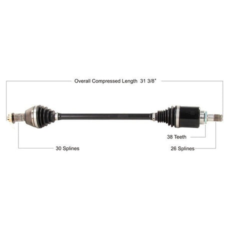 Trakmotive Complete HD Axle - DRIVEN Canada's Powersports 844084081292HON-6050HD