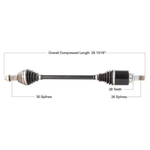 Trakmotive Complete HD Axle - DRIVEN Canada's Powersports 844084081315HON-6051HD