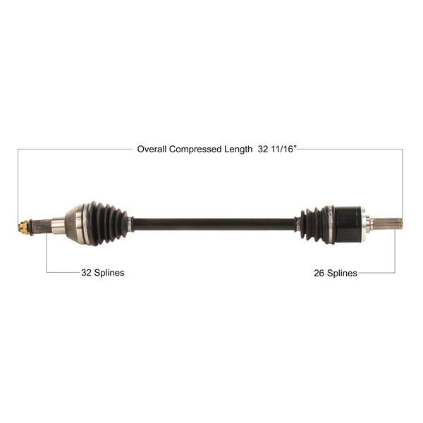 Trakmotive Complete HD Axle - DRIVEN Canada's Powersports 844084089991KAW-6022HD