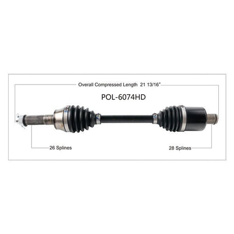 Trakmotive Complete HD Axle - DRIVEN Canada's Powersports 844084045867POL-6074HD