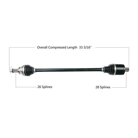 Trakmotive Complete HD Axle - DRIVEN Canada's Powersports 844084070500POL-6080HD