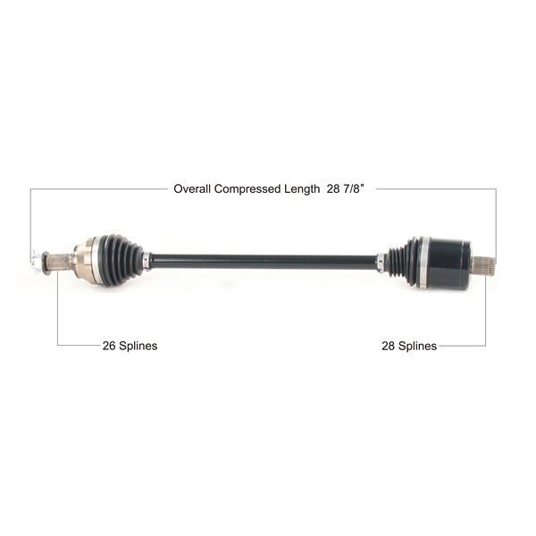 Trakmotive Complete HD Axle - DRIVEN Canada's Powersports 844084081377POL-6082HD