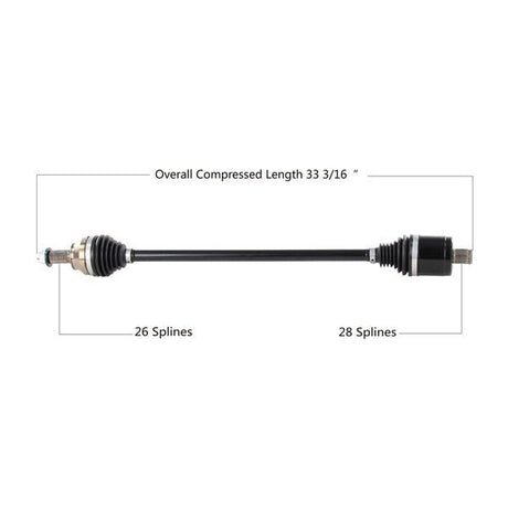 Trakmotive Complete HD Axle - DRIVEN Canada's Powersports 844084081346POL-6083HD