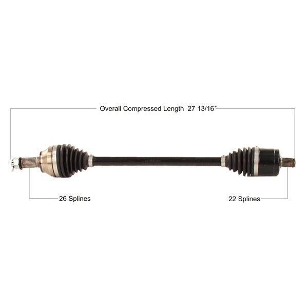 Trakmotive Complete HD Axle - DRIVEN Canada's Powersports 844084089960POL-6086HD