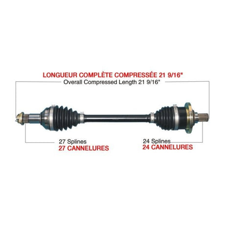 TRAKMOTIVE COMPLETE HD AXLE (ARC - 6016HD) - Driven Powersports Inc.844084078827ARC - 6016HD